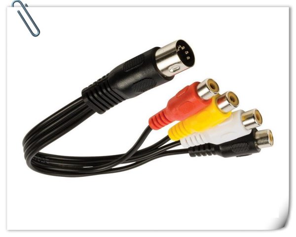 Mini Din to RCA Cable - Image 2