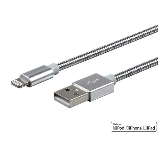 [Apple MFi Certified] Metal USB Lightning Cable - Image 2