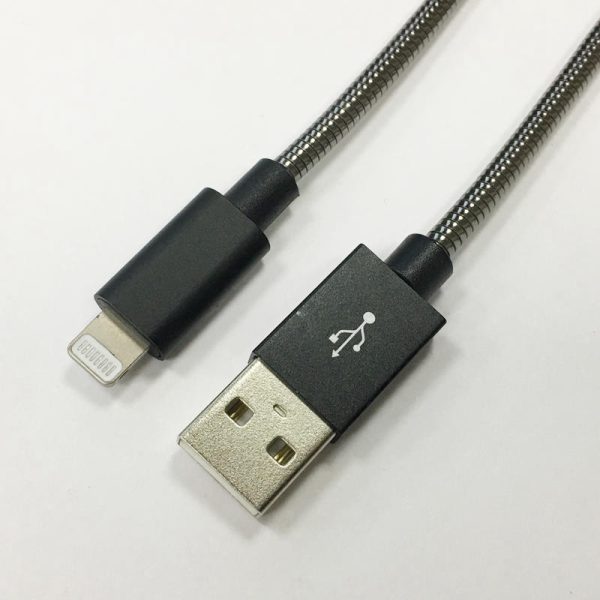 [Apple MFi Certified] Metal USB Lightning Cable - Image 3