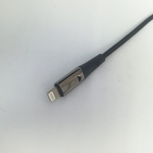 MFi Certified 90 Degree Nylon Braided Cable - Image 3