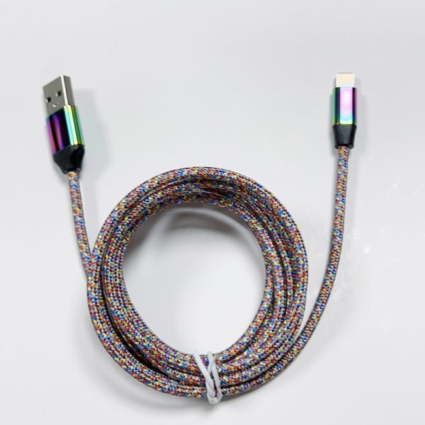 Apple MFi Nylon Braided Fast Charging Cable - Image 3
