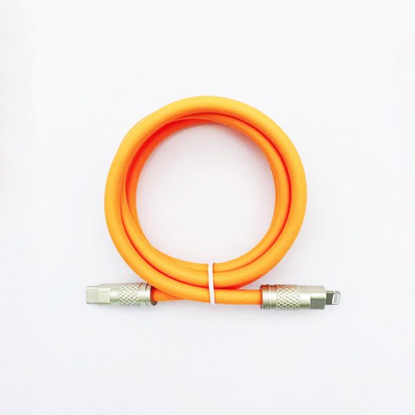 Silicone USB C/Type C to Lightning Cable - Image 2
