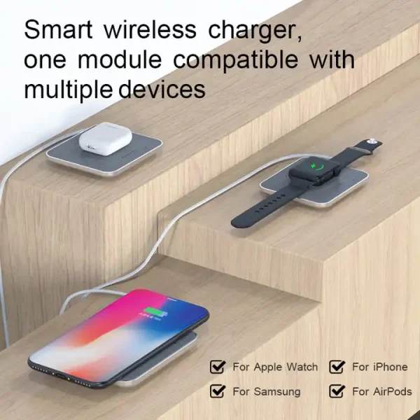 3 in 1 wireless cable charger - Image 2