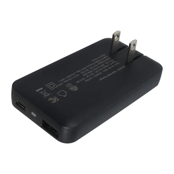 GaN Ultrathin 2 Output Type C 70W Travel fast Charger - Image 3